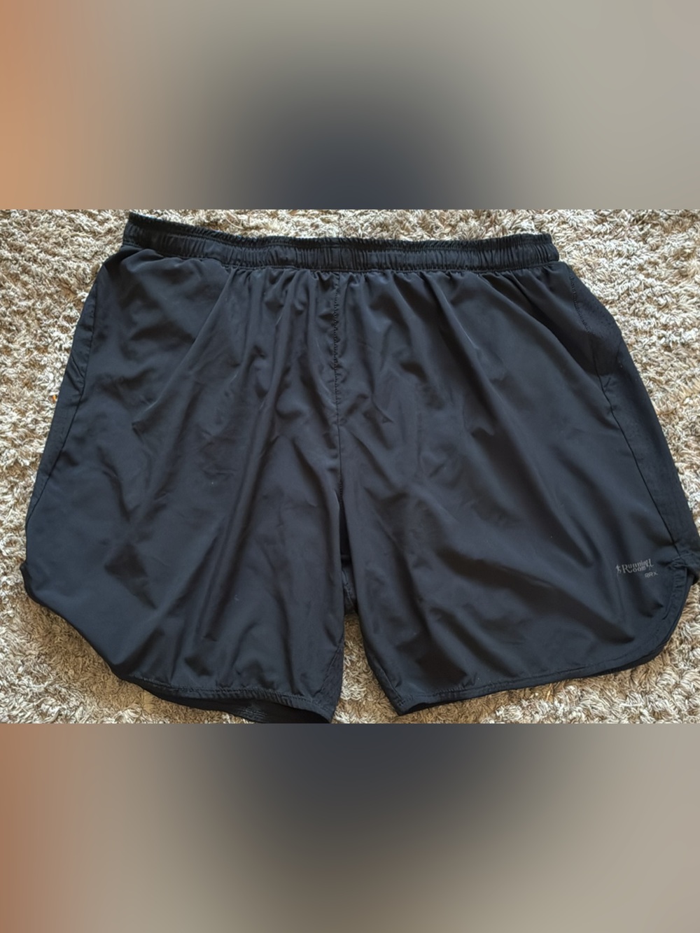 Men's Black Running Room Shorts - Lightweight Training Shorts